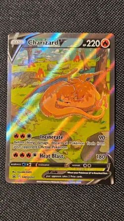 Charizard V SWSH260 Pokemon TCG Sword & Shield Black Star Promo Near Mint/Mint - Image 2