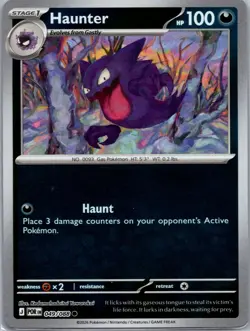 Haunter 049/088 - Pokemon TCG ME03: Perfect Order - Reverse Holo - Common - NM - Image 1