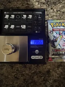 Pokemon Prismatic Evolutions VERY HEAVY 24.01g New Sealed Booster Pack God PackU - Image 3