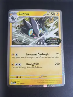 Luxray 028/088 Pokemon Perfect Order Best Buy Stamped Promo - Image 1