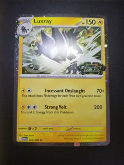 Luxray 028/088 Pokemon Perfect Order Best Buy Stamped Promo - Image 2