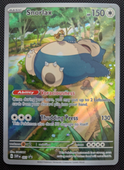 Pokemon Snorlax 051 from ETB 151 S&V/Sw&Sh NM Condition Promo Black Star ENG NM - Image 1