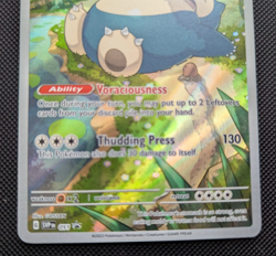 Pokemon Snorlax 051 from ETB 151 S&V/Sw&Sh NM Condition Promo Black Star ENG NM - Image 4