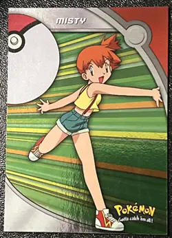 Misty HV7 VLP Ultra Rare Holo Blue Topps Logo Heroes & Villains Pokemon Card!💕 - Image 1