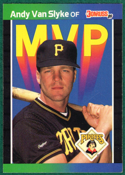 Andy Van Slyke - 1989 Donruss Bonus MVPs #BC-10 - Pittsburgh Pirates Baseball - Image 1