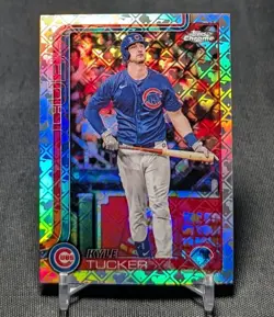 Kyle Tucker 2025 Topps Chrome Logofractor Card #103 Chicago Cubs/LA Dodgers - Image 1