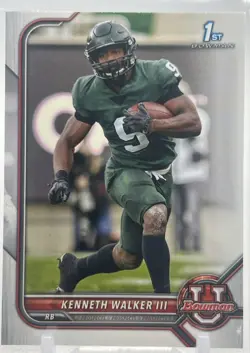 💥KENNETH WALKER 30-LOT ROOKIE💥2021-22 BOWMAN UNIVERSITY 1ST CARD LOT🔥🔥 - Image 4
