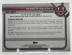 💥KENNETH WALKER 30-LOT ROOKIE💥2021-22 BOWMAN UNIVERSITY 1ST CARD LOT🔥🔥 - Image 5