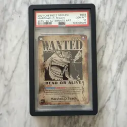 PSA 10 One Piece OP09-093 Marshall D Teach Wanted Poster SP - Image 2