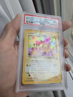 PSA 9 2021 POKEMON CELEBRATIONS CLASSIC COLLECTION #24 BIRTHDAY PIKACHU - HOLO - Image 2