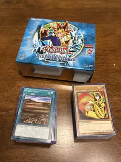 Yugioh! 25th "Legend of Blue Eyes White Dragon" ! Box And Approx 200 Cards Loose - Image 1