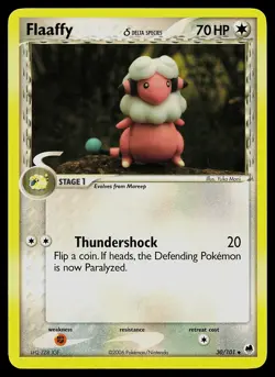 Pokemon Card - Flaaffy Dragon Frontiers 30/101 Uncommon - Image 1