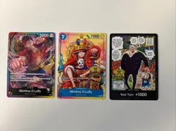 Monkey.D.Luffy (Release Event Leader) - English NM Promo Non Foil Sealed 3 card - Image 3