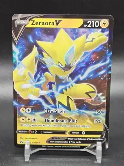 Pokemon Zeraora V 053/159 Crown Zenith Ultra Rare Holo Card Sword & Shield - Image 1