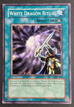 Yugioh TCG Card -1x White Dragon Ritual - MFC-027 - LP/MP - Vintage Unlimited - Image 1
