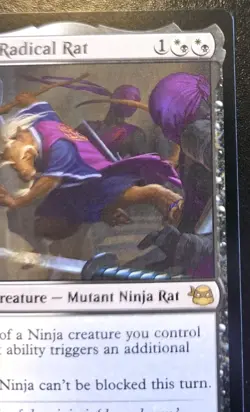 Splinter, Radical Rat 0169 Rare Teenage Mutant Ninja Turtles MTG - Image 3