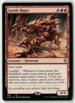 Geode Rager Normal R Commander Legends: Battle for Baldur's Gate 794 NM - Image 1