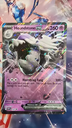 Pokemon TCG Houndstone EX SVP 162 Black Star Promo Greavard Jumbo Card - Image 1