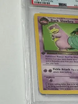 2000 Pokemon Team Rocket 1st Edition Dark Slowbro #29 Card WOTC Gem Mint PSA 10 - Image 2