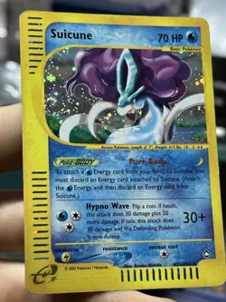 #3 Suicune H25/H32 Aquapolis 2002 Rare Holo e-Series Pokemon Card TCG - Image 5