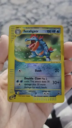 Pokemon Feraligatr #46/165 Reverse Holo Rare - 2002 Expedition Base Set NM to MT - Image 2