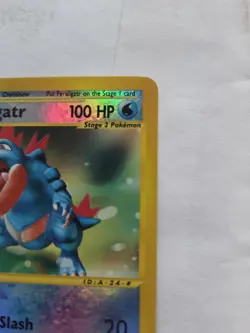 Pokemon Feraligatr #46/165 Reverse Holo Rare - 2002 Expedition Base Set NM to MT - Image 3