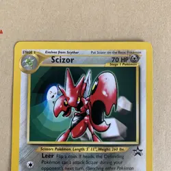 Scizor 33 Pokemon WOTC Black Star Promo - Near Mint NM (fast dispatch) - Image 3