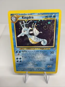 SWIRL - Pokemon Kingdra 8/111 NM Neo Genesis Unlimited Holo Rare - Image 1