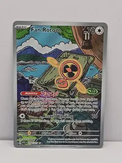 Fan Rotom 250/217 Illustration Rare Pokemon TCG Ascended Heroes NM - Image 1