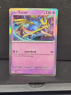 Pokemon Mega Evolution Phantasmal Flames Zacian Holo Stamped #015 2025 - Image 1