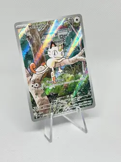 Pokemon Meowth 106/094 – Phantasmal Flames – English IR (Illustration Rare) - Image 2