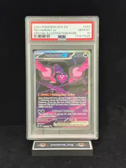 2024 Pokemon Sfa En-Shrouded Fable SIR Pecharunt Ex #093 PSA 10 - Image 1