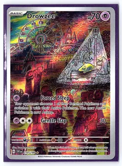 Pokemon TCG Drowzee Scarlet & Violet Base Set 210/198 Holo Illustration Rare - Image 1