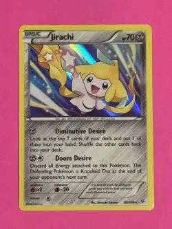 Pokemon TCG Jirachi 42/108 Roaring Skies Holo Rare - Image 1
