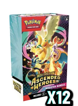 LOT OF 12 Pokemon TCG Ascended Heroes Booster Bundle Sealed PRESALE - Image 1