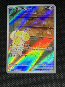 Pokemon Fidough Illustration Rare Full Art Holo 213/198 SV01 Base Set 60 HP - Image 1