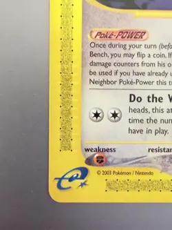 Pokemon skyridge Wigglytuff 34/144 Regular non-holo EX-MT NEVER PLAYED - Image 4