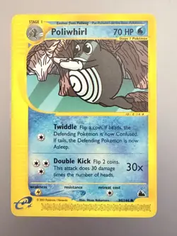 Poliwhirl 88/144 Pokemon Skyridge 2003 WOTC e‑Reader Common NM‑MT Never Played - Image 1
