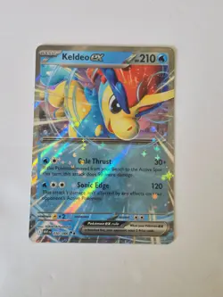 Keldeo ex 030/086 Holo Double Rare SV: White Flare Pokemon Holo Near Mint - Image 1