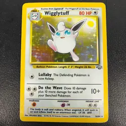 Pokemon TCG Wigglytuff Jungle 16/64 Holo Unlimited Holo Rare - Image 1