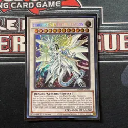 YuGiOh! BLMM-EN151 Stardust Sifr Divine Dragon 1st Edition Secret Rare NM - Image 1