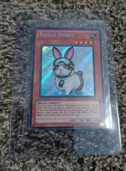 YuGiOh Rescue Rabbit #PHSW-EN037 1st Edition Secret Rare - Image 1