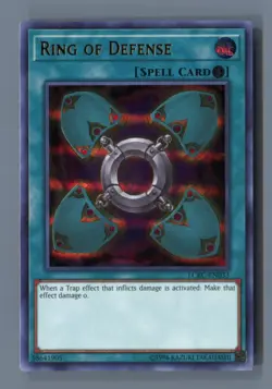 Ring of Defense LCKC-EN033 Ultra Rare Legendary Collection Kaiba Yu-Gi-Oh LP - Image 1