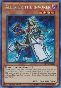 Yugioh! LP Aleister the Invoker - SHVA-EN040 - Secret Rare - 1st Edition Lightly - Image 1