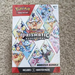 Pokemon Prismatic Evolutions Booster Bundle Box 6 Packs - Image 1