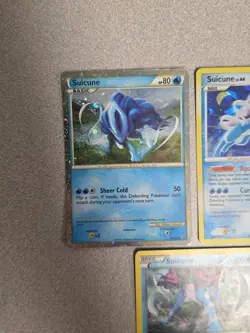 Pokemon Holo Suicune 3 Card Lot- Black Star Promo-Secret Wonders(2007/2010/2013) - Image 2
