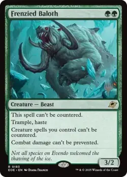 MTG English Frenzied Baloth NM Foil Promo Pack: Edge of Eternities - Image 1