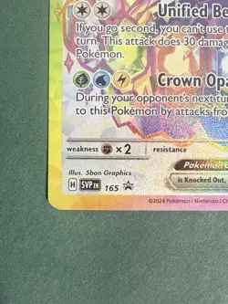 Terapagos EX 165 Scarlet & Violet Promo Holo Raw English Pokemon Card NM - Image 2