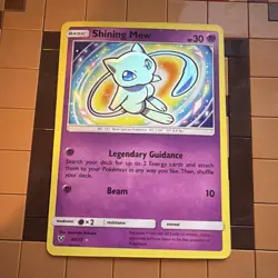 Pokemon Shining Mew Shining Legends 40/73 Shiny Holo Rare Card - Image 1