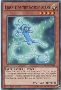 Ljosalf of the Nordic Alfar LC5D EN181 - YuGiOh Card - 1ST EDITION - Common - NM - Image 1